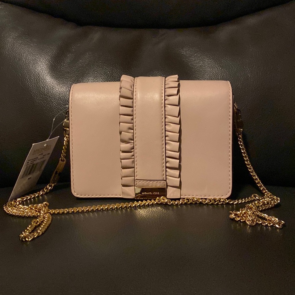 Michael Kors Jade Medium Gusset Clutch (BRAND NEW)